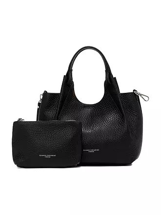 GIANNI CHIARINI | Sac en cuir - Sac Hobo DUA | schwarz